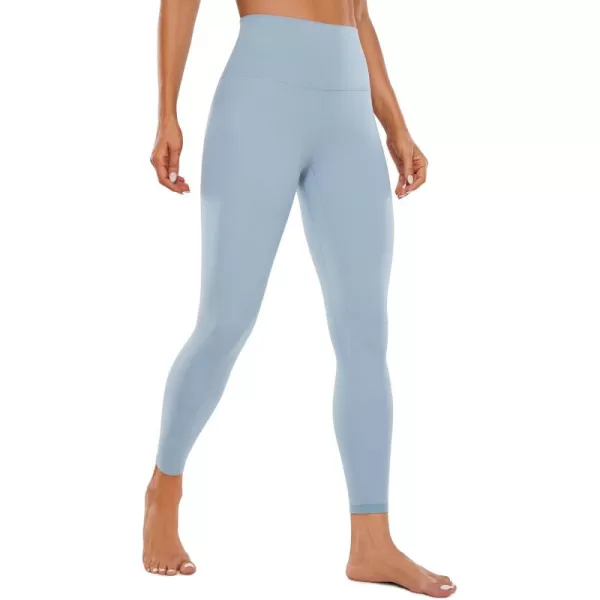 CRZ YOGA Womens Butterluxe High Waisted Yoga Leggings 25quot  Double Seamed Buttery Soft Comfy Athletic Gym Workout PantsCambric Blue