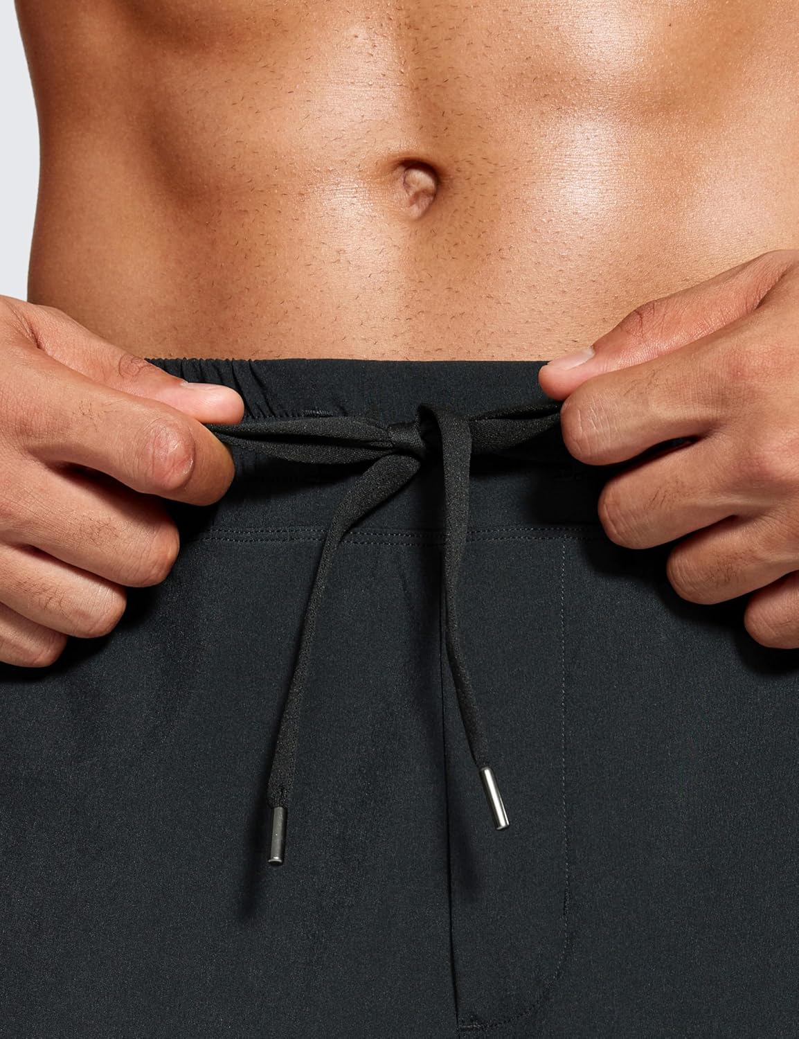 CRZ YOGA 2 in 1 Mens Athletic Shorts 5 with Liner Quick Dry Lightweight Running Sports Gym Shorts with PocketsBlack