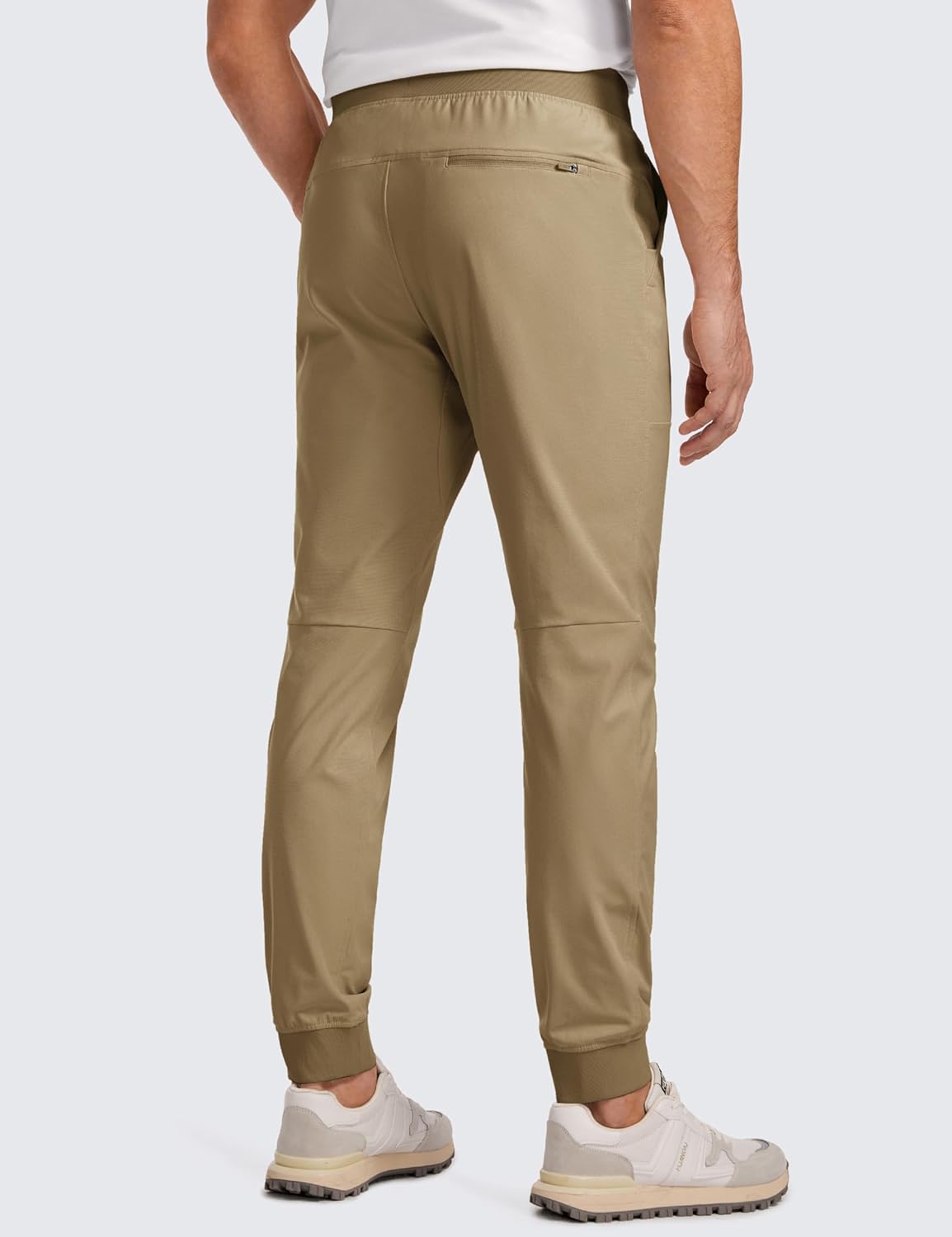CRZ YOGA All Day Comfy Golf Joggers Pants for Men 30 Quick Dry Lightweight Stretch Work Casual Joggers with PocketsArtifact Brown