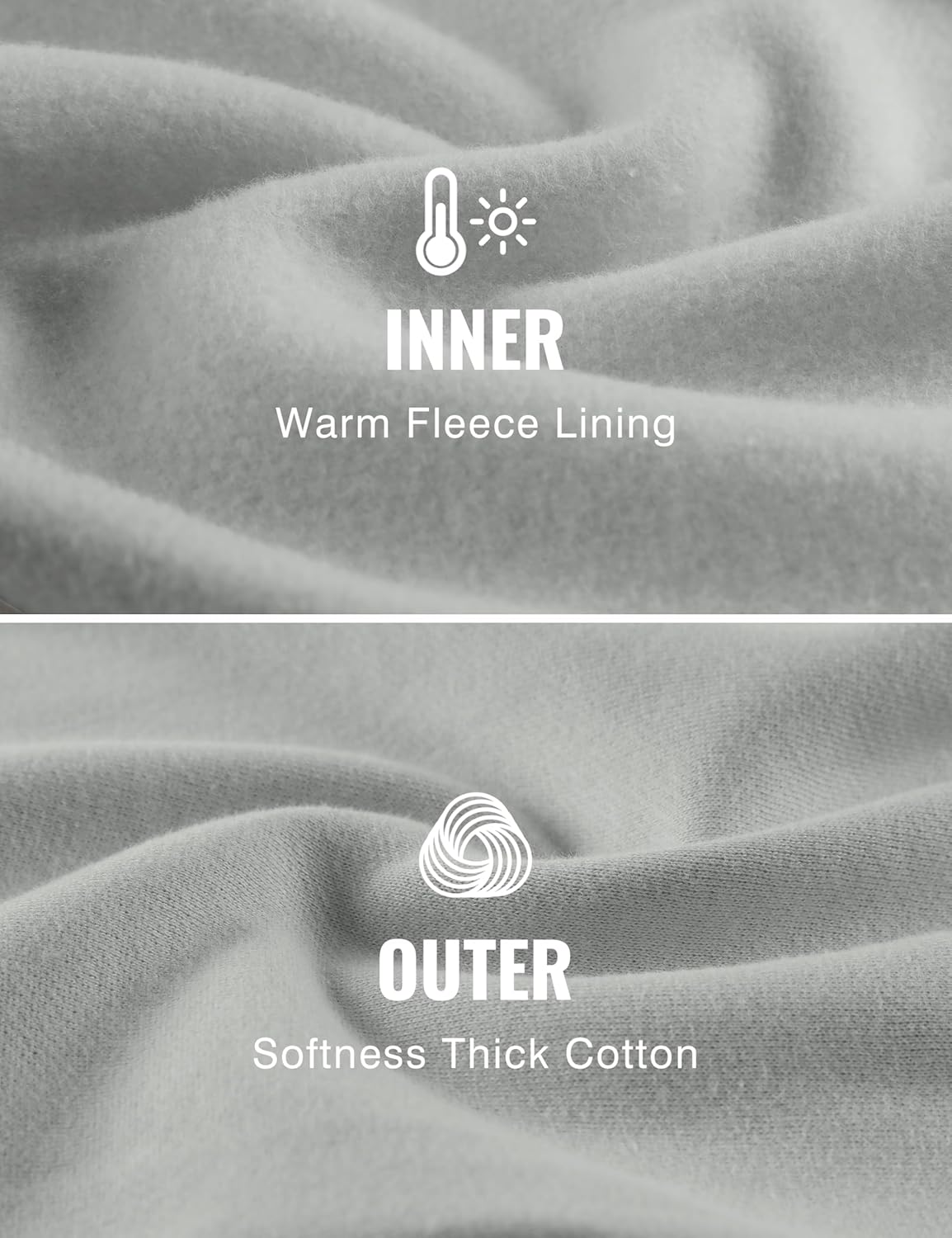 CRZ YOGA Cotton Fleece Lined Sweatpants Women 30quot Straight Leg Casual Lounge Sweat Pants for WomenSterling