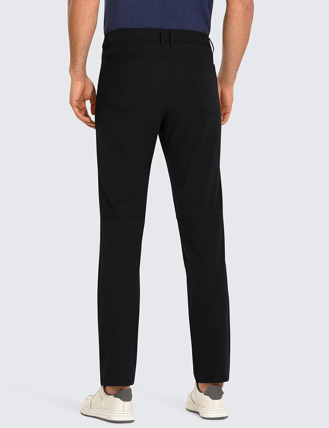 CRZ YOGA Mens All Day Comfy Golf Pants with 5Pocket  30quot32quot34 Quick Dry Lightweight Casual Work Stretch PantsBlack
