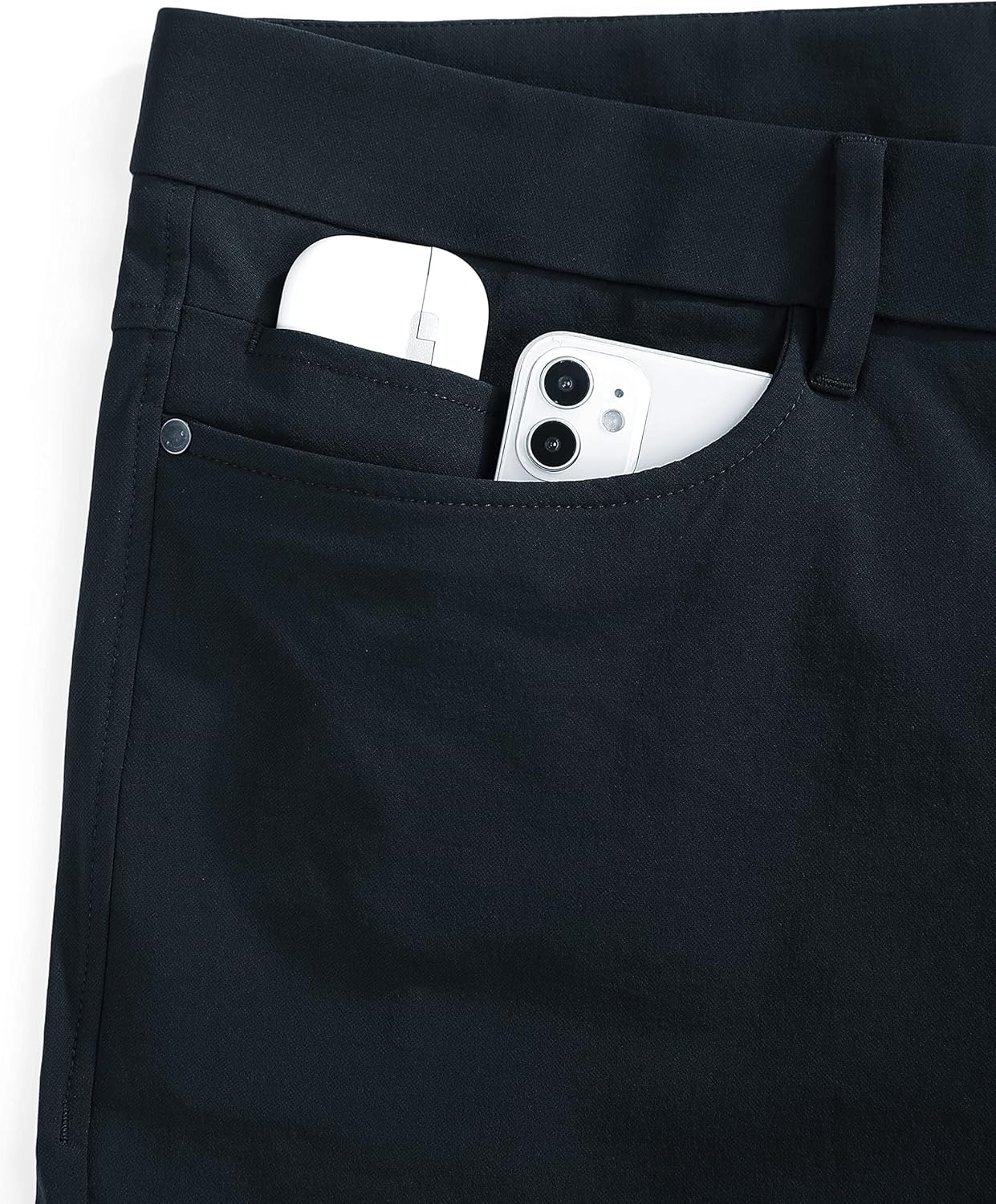 CRZ YOGA Mens All Day Comfy Golf Pants with 5Pocket  30quot32quot34 Quick Dry Lightweight Casual Work Stretch PantsTrue Navy