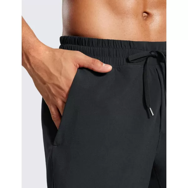 CRZ YOGA 2 in 1 Mens Athletic Shorts 5 with Liner Quick Dry Lightweight Running Sports Gym Shorts with PocketsBlack