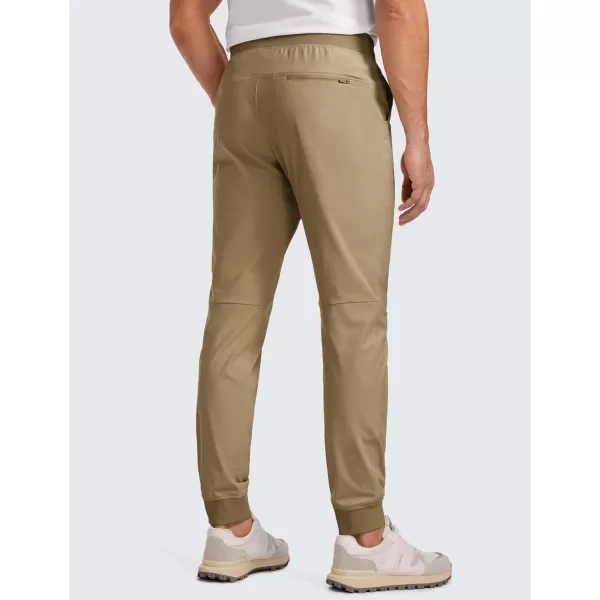 CRZ YOGA All Day Comfy Golf Joggers Pants for Men 30 Quick Dry Lightweight Stretch Work Casual Joggers with PocketsArtifact Brown