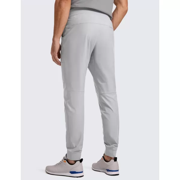 CRZ YOGA All Day Comfy Golf Joggers Pants for Men 30 Quick Dry Lightweight Stretch Work Casual Joggers with PocketsPlatinum Grey