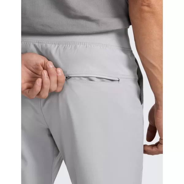 CRZ YOGA All Day Comfy Golf Joggers Pants for Men 30 Quick Dry Lightweight Stretch Work Casual Joggers with PocketsPlatinum Grey