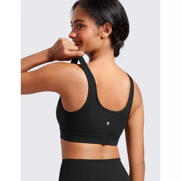 CRZ YOGA Butterluxe Maternity Nursing Bras for Women Crossover Wireless Sleep Breastfeeding Lounge Pregnancy Bra ComfortableBlack