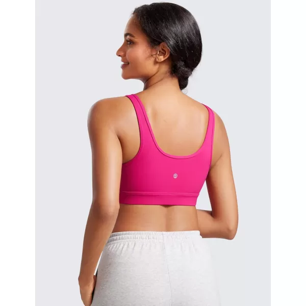 CRZ YOGA Butterluxe Maternity Nursing Bras for Women Crossover Wireless Sleep Breastfeeding Lounge Pregnancy Bra ComfortableGranita Pink