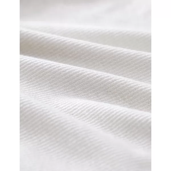 CRZ YOGA Long Sleeve Henley Shirts for Women Soft Casual Tight Tops Stretchy Knit Layering Basic Fitted Fall ShirtMilky White Bone