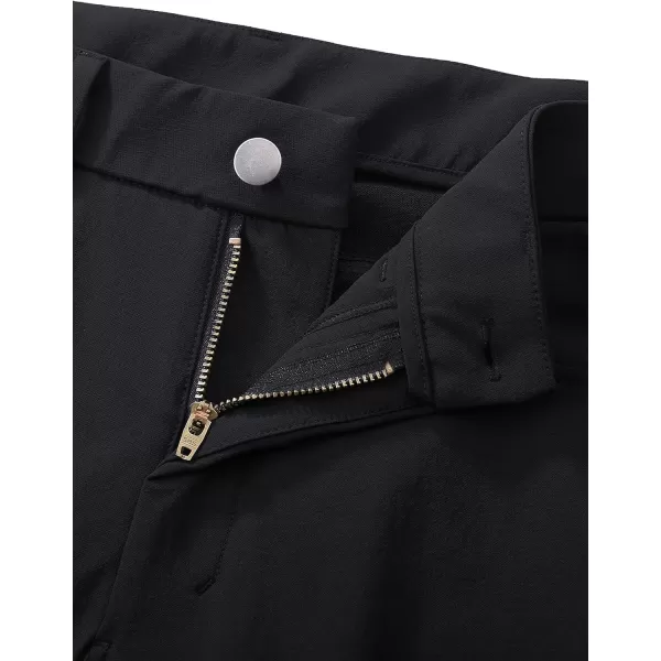 CRZ YOGA Mens All Day Comfy Golf Pants with 5Pocket  30quot32quot34 Quick Dry Lightweight Casual Work Stretch PantsBlack