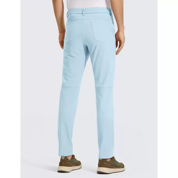 CRZ YOGA Mens All Day Comfy Golf Pants with 5Pocket  30quot32quot34 Quick Dry Lightweight Casual Work Stretch PantsChambray Blue