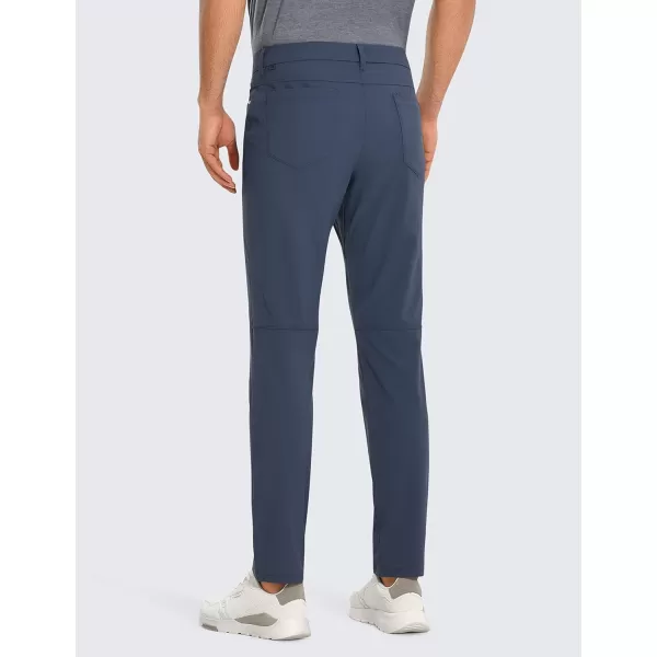 CRZ YOGA Mens All Day Comfy Golf Pants with 5Pocket  30quot32quot34 Quick Dry Lightweight Casual Work Stretch PantsElectric Blue