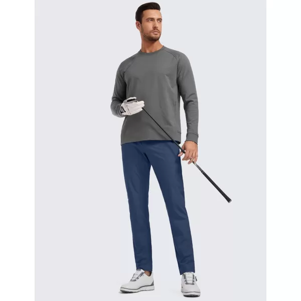 CRZ YOGA Mens All Day Comfy Golf Pants with 5Pocket  30quot32quot34 Quick Dry Lightweight Casual Work Stretch PantsElectric Blue