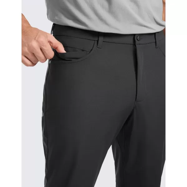 CRZ YOGA Mens All Day Comfy Golf Pants with 5Pocket  30quot32quot34 Quick Dry Lightweight Casual Work Stretch PantsInk Gray