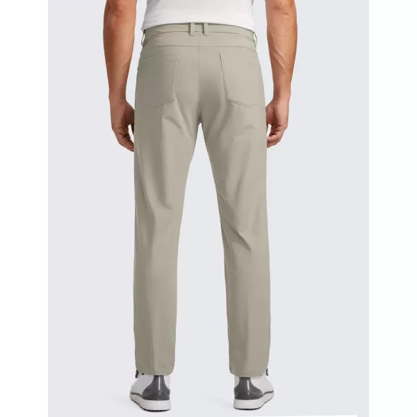 CRZ YOGA Mens All Day Comfy Golf Pants with 5Pocket  30quot32quot34 Quick Dry Lightweight Casual Work Stretch PantsKhali Barley