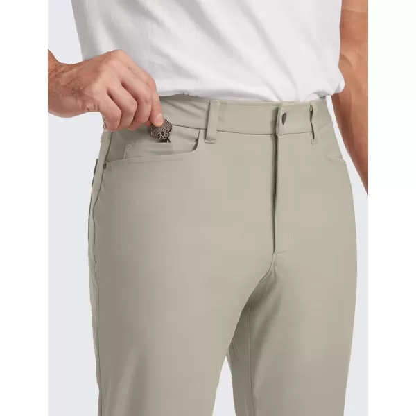 CRZ YOGA Mens All Day Comfy Golf Pants with 5Pocket  30quot32quot34 Quick Dry Lightweight Casual Work Stretch PantsKhali Barley