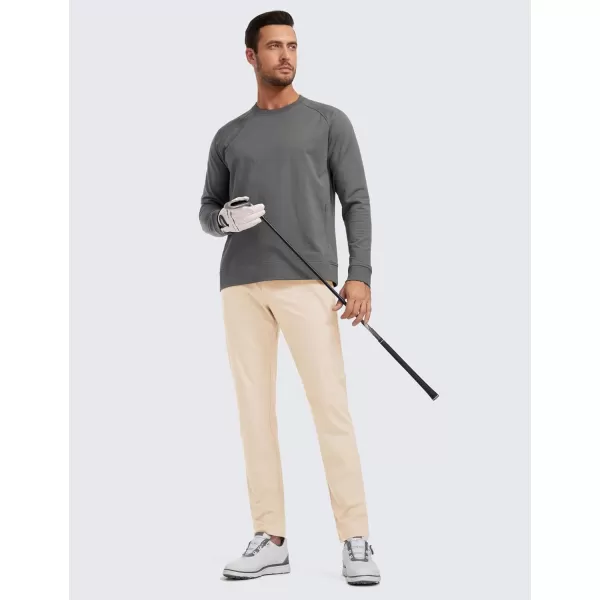 CRZ YOGA Mens All Day Comfy Golf Pants with 5Pocket  30quot32quot34 Quick Dry Lightweight Casual Work Stretch PantsRaw Linen