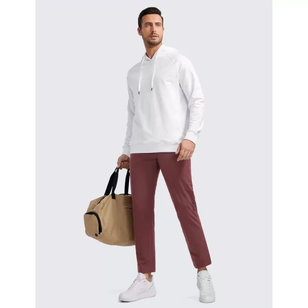 CRZ YOGA Mens All Day Comfy Golf Pants with 5Pocket  30quot32quot34 Quick Dry Lightweight Casual Work Stretch PantsSaddle Brown