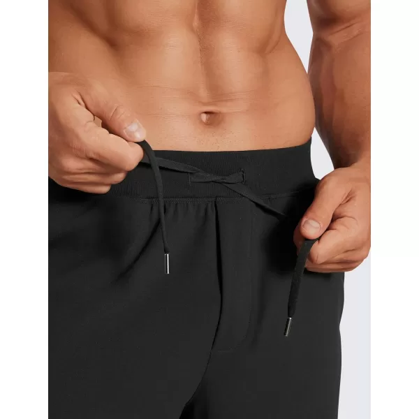 CRZ YOGA Mens FourWay Stretch Workout Shorts  5quot Soft Durable Casual Athletic Shorts with Pocket Gym Running HikingBlack
