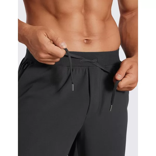 CRZ YOGA Mens FourWay Stretch Workout Shorts  5quot Soft Durable Casual Athletic Shorts with Pocket Gym Running HikingInk Gray