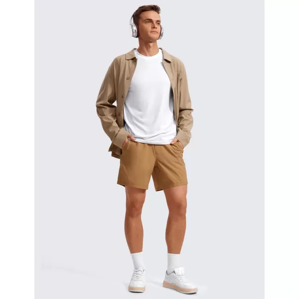 CRZ YOGA Mens Long Sleeve Basic Shirts Moisture Wicking Workout Tops Casual Crewneck Comfort Tee ShirtWhite