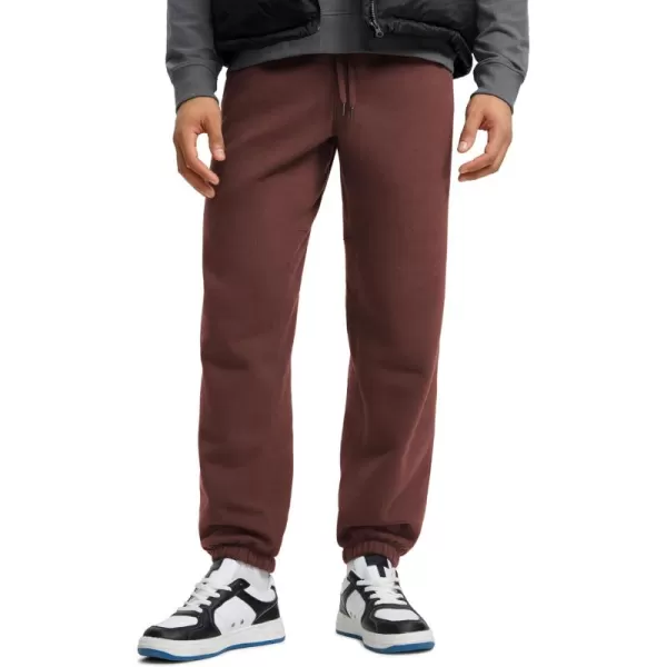 CRZ YOGA Cotton Fleece Sweatpants for Men 32quot Loosed Fit Lounge Casual Elastic Bottom Sweat Pants with Zipper PocketsTaupe