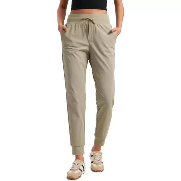 imageCRZ YOGA All Day Comfy Joggers for Women Golf Work Casual Hiking Travel Pants with PocketsKhali Barley