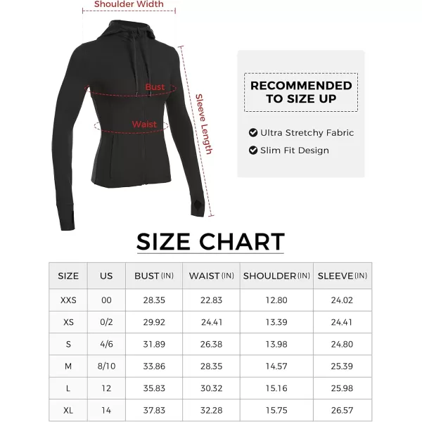 imageCRZ YOGA Butterluxe Womens Hooded Workout Jacket  Zip Up Athletic Running Jacket with Back Mesh Vent ampamp Thumb HolesDark Carbon