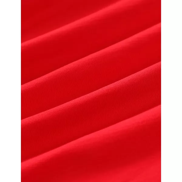 imageCRZ YOGA Seamless Womens Tank Tops Racerback Breathable Workout Sleeveless Top High Neck Running Athletic ShirtsDeep Red