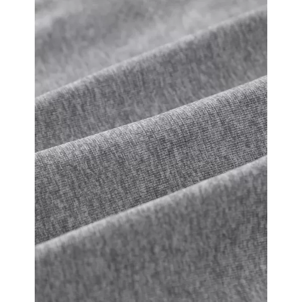 imageCRZ YOGA Seamless Womens Tank Tops Racerback Breathable Workout Sleeveless Top High Neck Running Athletic ShirtsSlate Grey Marl