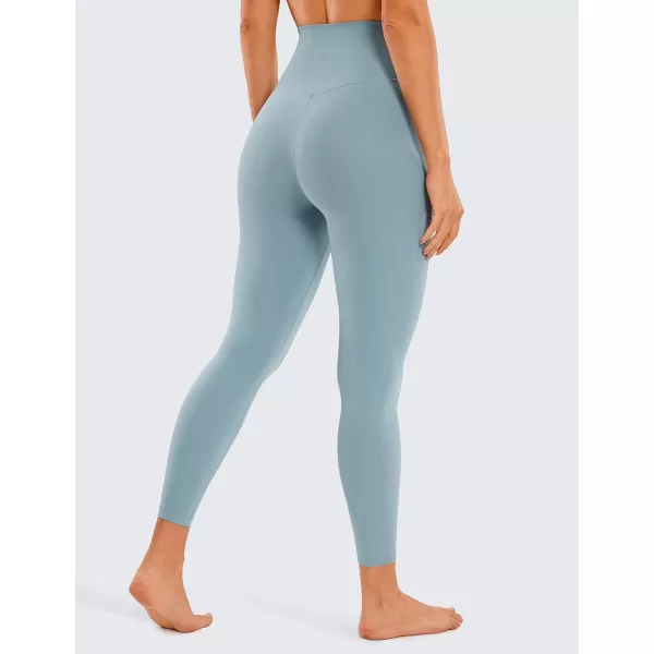 imageCRZ YOGA Womens Butterluxe Cross Waist Workout Leggings 25quot  V Crossover High Waisted Gym Yoga LeggingsLight Grayish Blue