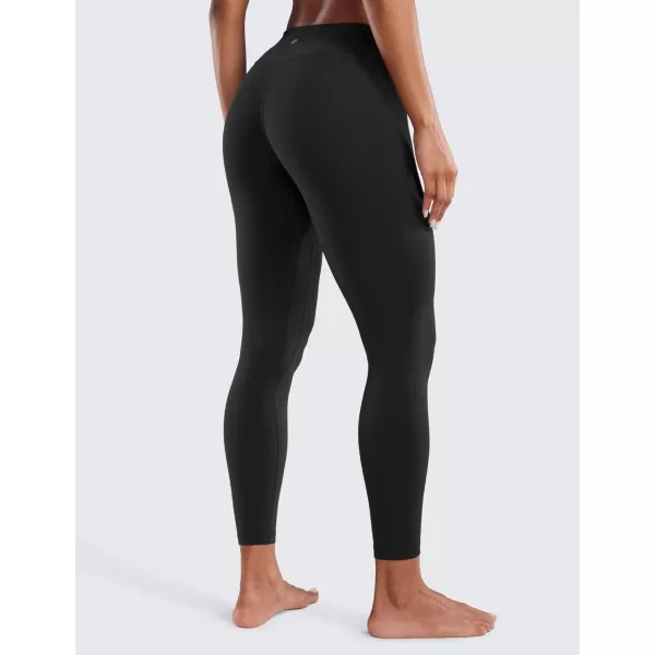 imageCRZ YOGA Womens Butterluxe Low Rise Workout Leggings 25 Inches  Comfy Buttery Soft Athletic Gym Lounge Yoga PantsBlack