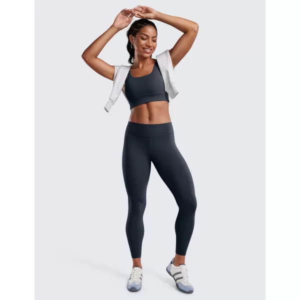 imageCRZ YOGA Womens Butterluxe Low Rise Workout Leggings 25 Inches  Comfy Buttery Soft Athletic Gym Lounge Yoga PantsTrue Navy