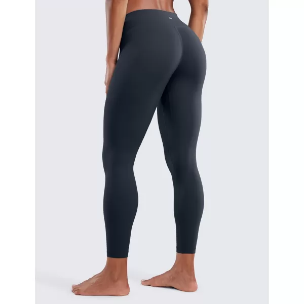 imageCRZ YOGA Womens Butterluxe Low Rise Workout Leggings 25 Inches  Comfy Buttery Soft Athletic Gym Lounge Yoga PantsTrue Navy