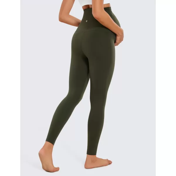 imageCRZ YOGA Womens Butterluxe Maternity Leggings Over The Belly 28quot  Workout Activewear Yoga Pregnancy Pants Buttery SoftOlive Green