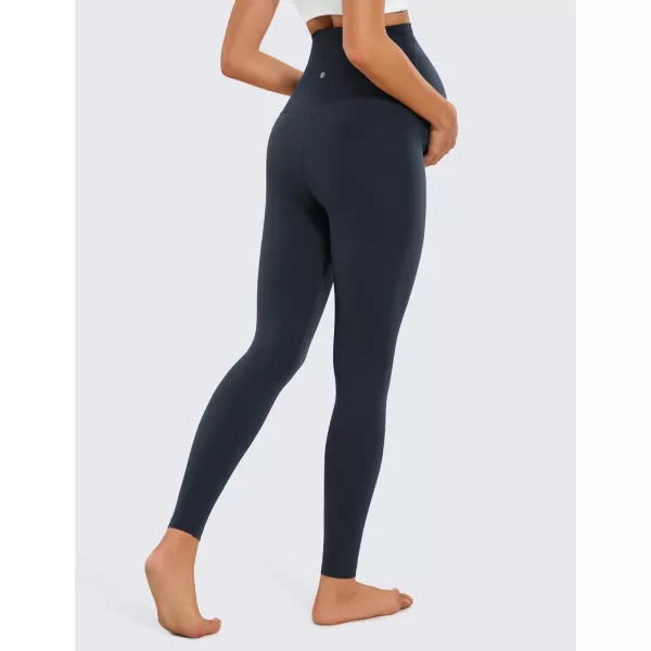 imageCRZ YOGA Womens Butterluxe Maternity Leggings Over The Belly 28quot  Workout Activewear Yoga Pregnancy Pants Buttery SoftTrue Navy