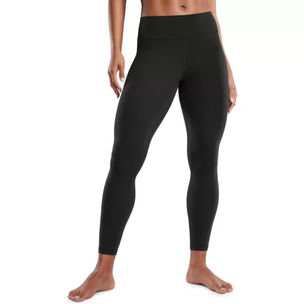 imageCRZ YOGA Womens Butterluxe Low Rise Workout Leggings 25 Inches  Comfy Buttery Soft Athletic Gym Lounge Yoga PantsBlack