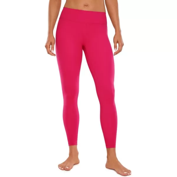 imageCRZ YOGA Womens Butterluxe Low Rise Workout Leggings 25 Inches  Comfy Buttery Soft Athletic Gym Lounge Yoga PantsViva Magenta