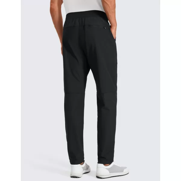 imageCRZ YOGA All Day Comfy Golf Pants for Men 31 Quick Dry Lightweight Work Casual Pants with PocketsBlack