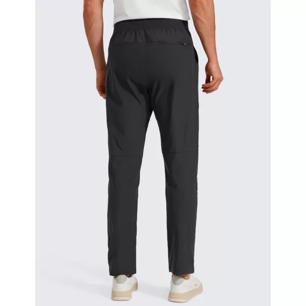 imageCRZ YOGA All Day Comfy Golf Pants for Men 31 Quick Dry Lightweight Work Casual Pants with PocketsInk Gray