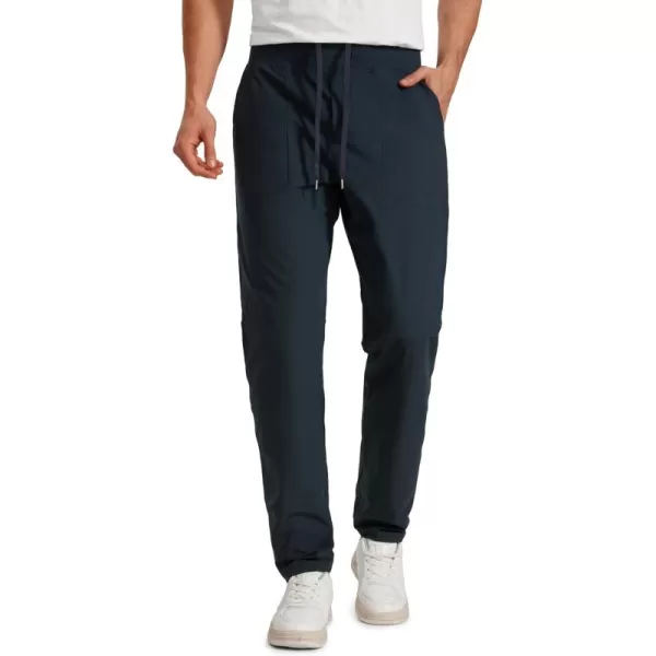 imageCRZ YOGA All Day Comfy Golf Pants for Men 31 Quick Dry Lightweight Work Casual Pants with PocketsTrue Navy