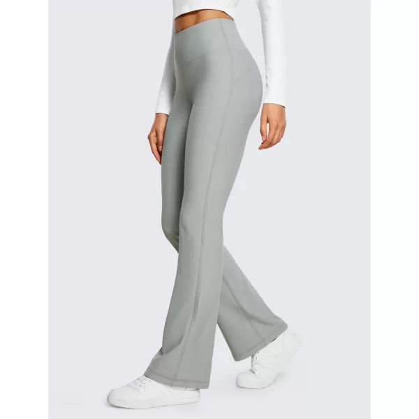 imageCRZ YOGA Womens Fleece Lined Flare Leggings 31quot Bootcut Yoga Pants Tummy Control Winter Thermal Warm Soft Casual Lounge PantsSterling