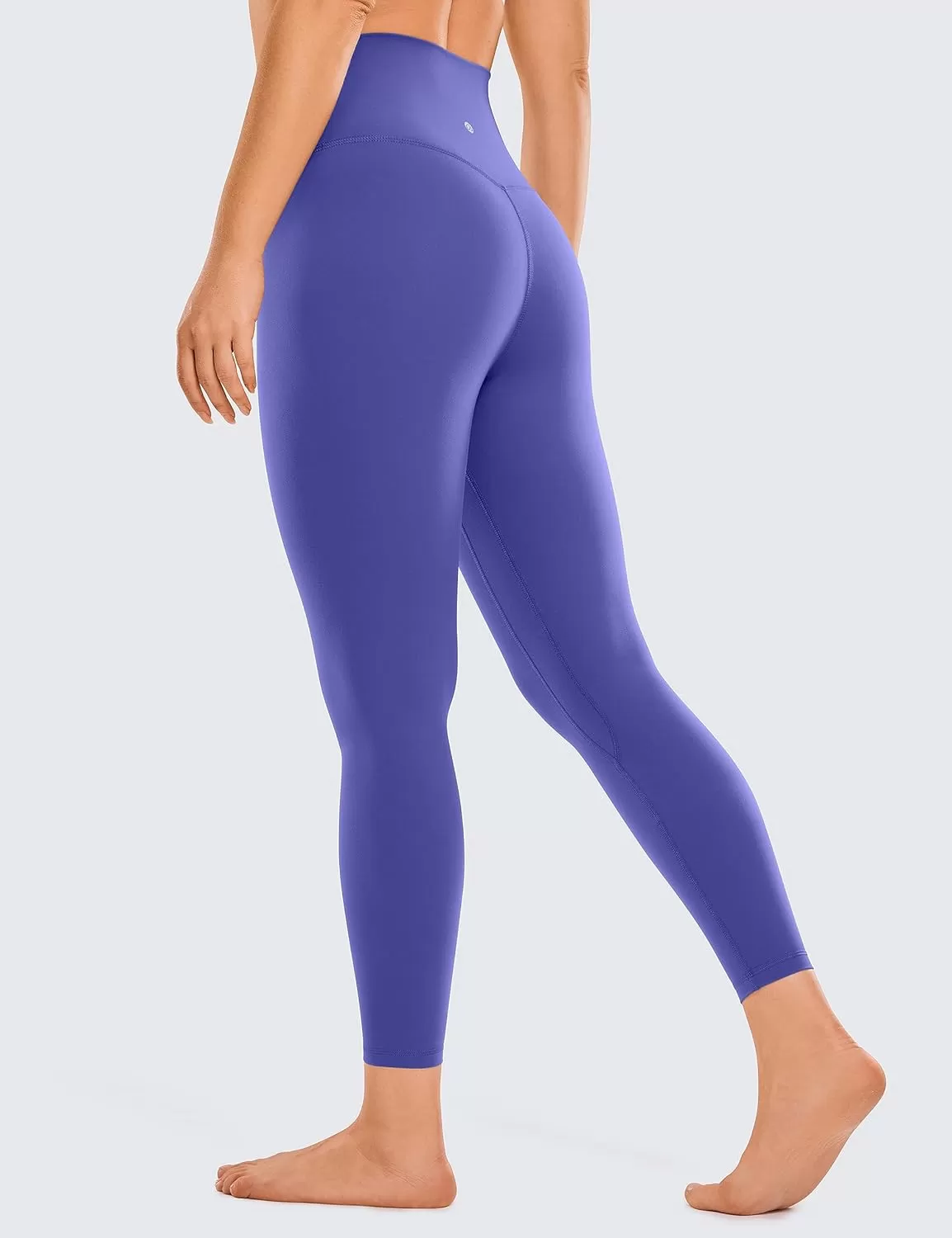 imageCRZ YOGA Womens Brushed Naked Feeling Workout Leggings 25quot  High Waisted Gym Compression Tummy Control Yoga PantsMystic Violet
