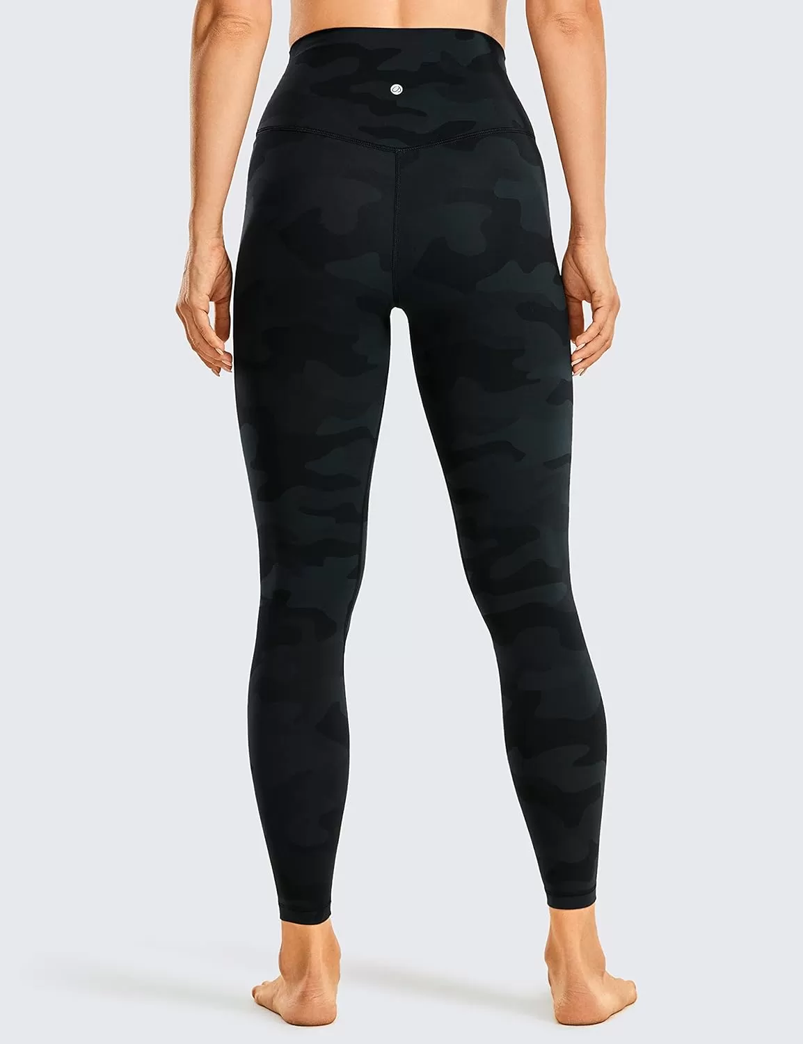 imageCRZ YOGA Womens Brushed Naked Feeling Workout Leggings 25quot  High Waisted Gym Compression Tummy Control Yoga PantsSpruce Camouflage