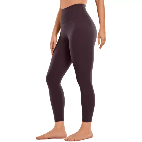 imageCRZ YOGA Womens Brushed Naked Feeling Workout Leggings 25quot  High Waisted Gym Compression Tummy Control Yoga PantsArctic Plum