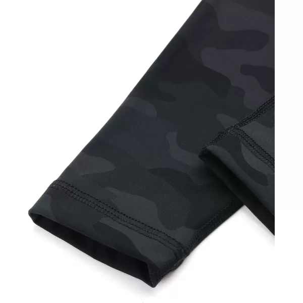 imageCRZ YOGA Womens Brushed Naked Feeling Workout Leggings 25quot  High Waisted Gym Compression Tummy Control Yoga PantsDark Grey Camouflage