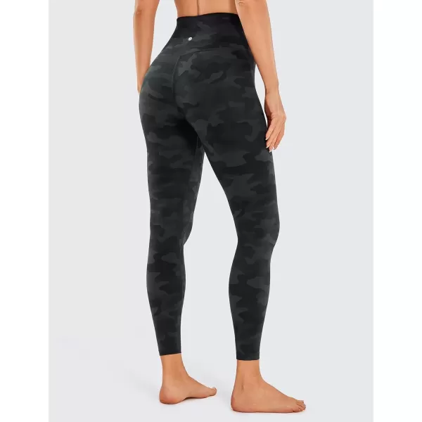 imageCRZ YOGA Womens Brushed Naked Feeling Workout Leggings 25quot  High Waisted Gym Compression Tummy Control Yoga PantsDark Grey Camouflage