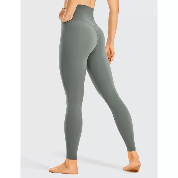 imageCRZ YOGA Womens Brushed Naked Feeling Workout Leggings 25quot  High Waisted Gym Compression Tummy Control Yoga PantsGrey Sage