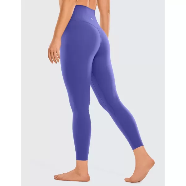 imageCRZ YOGA Womens Brushed Naked Feeling Workout Leggings 25quot  High Waisted Gym Compression Tummy Control Yoga PantsMystic Violet
