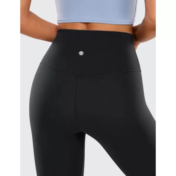 imageCRZ YOGA Womens Brushed Naked Feeling Workout Leggings 25quot  High Waisted Gym Compression Tummy Control Yoga PantsTrue Navy